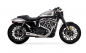Preview: FULL EXHAUST SYSTEM UPSWEEP SS STEEL / BLACK FOR SPORTSTER  XL 1200 MY 04-20  EU APPROVAL