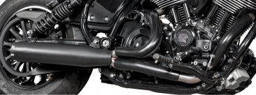 BlACK PERFORMANCE 2-INTO-1 EXHAUST SYSTEM FOR INDIAN CHIEF 2022 up Euro 5