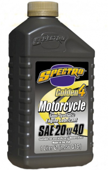 SPECTRO GOLDEN SEMI-SYNTHETIC 20W40 FOR INDIAN AND VICTORY