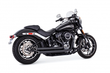 FULL EXHAUST SYSTEMS STAGGERED SLASH X TORQUE FOR M8 SOFTAIL  2018  EU APPROVED
