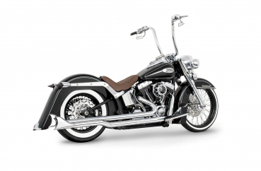 FULL EXHAUST SYSTEM CHOLO AZTEC FOR M8 SOFTAIL  MY  17-20  - EU APPROVED -