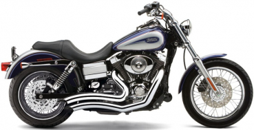 FULL EXHAUST SYSTEM "SHORT SWEEPT" X TORQUE  FOR DYNA MY 07-16 EU APPROVED