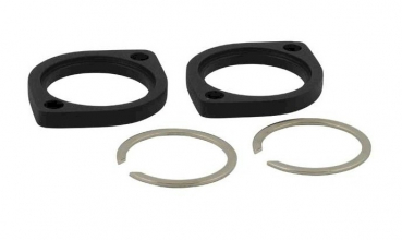 Exhaust flange and retainer kit black