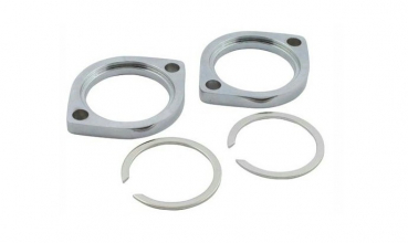 EXHAUST FLANGE AND RETAINER KIT CHROME
