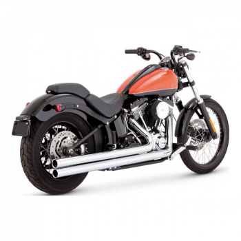 FULL EXHAUST SYSTEM  BIG SHOTS LONG" 2-1-2  FOR SOFTAIL  MY 99-19 - EU APPROVED