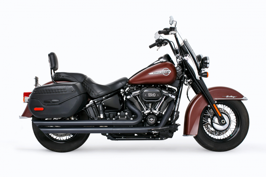 FULL EXHAUST SYSTEM PATRIOT LG  2-1-2  FOR SOFTAIL EU APPROVED