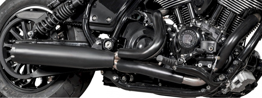 Komplettanlage  2-1 Black Performance für Indian Chief and Super Chief ab Bj 2022 Euro 5