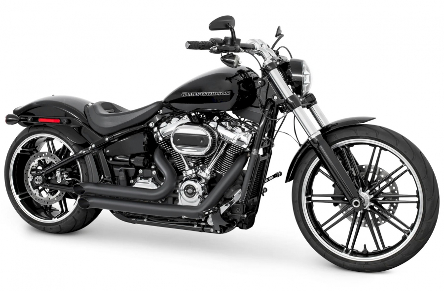 FULL EXHAUST SYSTEM  "BRUTUS TURNOUT " 2-1-2  FOR M8 SOFTAIL  MY -17 EU APPROVED