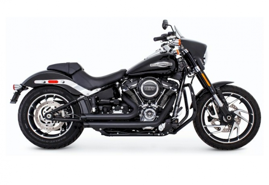 AUSPUFFANLAGE FP MAD MAX X-TORQUE  FÜR M8 SOFTAIL AB BJ 18 MIT EG ABE EURO