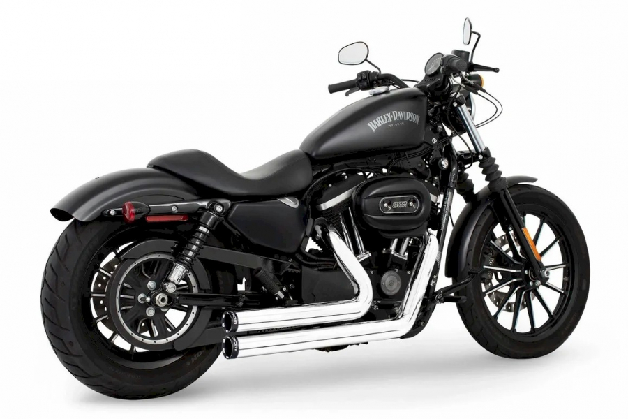 FULL EXHAUST SYSTEM MAD MAX IMMORTAL X-TORQUE FOR SPORTSTER XL 1200 MY  2004 -2020  EU APPROVED