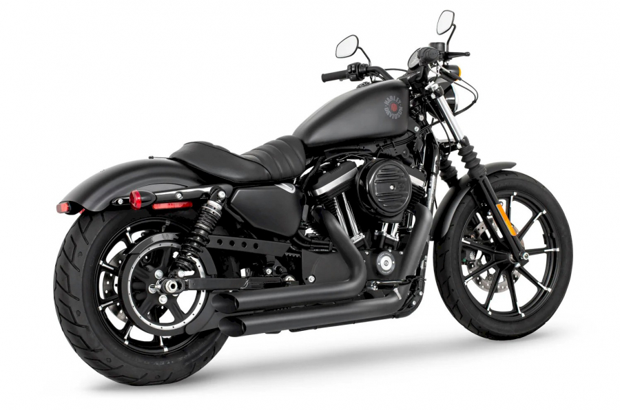 FULL EXHAUST  "MAD MAX ROCKATANSKI" X-TORQUE 2-1-2 FOR SPORTSTER  XL 1200 MY 2004-2020  EU APPROVED